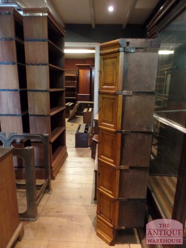 Antieke eiken originele Globe Wernicke boekenkast 2