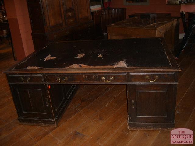 Antiek eiken partnersbureau 2