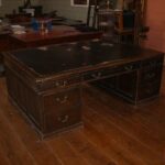 Antiek eiken partnersbureau 3