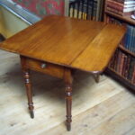 Antieke Eiken Pembroke Tafel 2