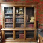 Antieke eiken Schotse boekenkast 1