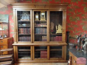 antieke eiken Schotse boekenkast