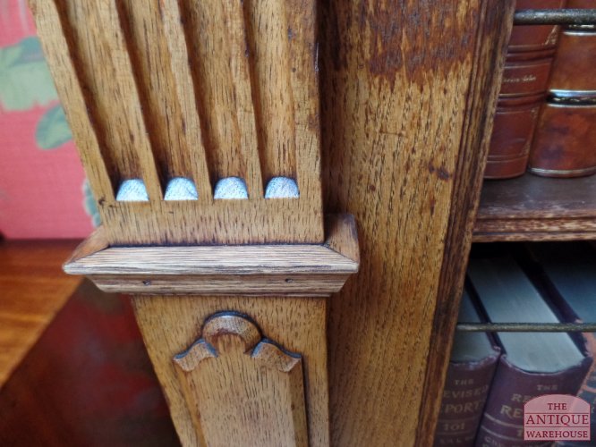 Antieke eiken Schotse boekenkast 3