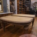 antieke eiken Schotse uitschuif tafel 1