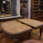 antieke eiken Schotse uitschuif tafel 2