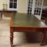 Antieke eiken schrijftafel, partners table 1