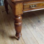 Antieke eiken schrijftafel, partners table 2