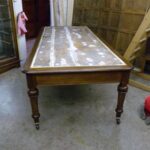 Antieke eiken schrijftafel, library table 1