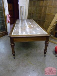 antieke eiken schrijftafel, VERKOCHT