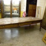 Antieke eiken schrijftafel, library table 3