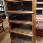 Antieke eiken stapelbare boekenkast, Globe Wernicke 2