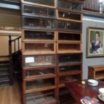 Antieke eiken stapelbare Globe Wernicke boekenkast 1