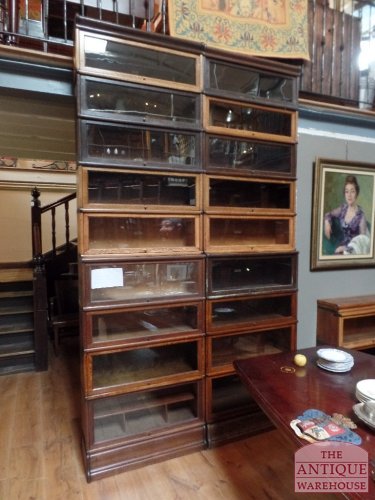 antieke eiken stapelbare Globe Wernicke boekenkast