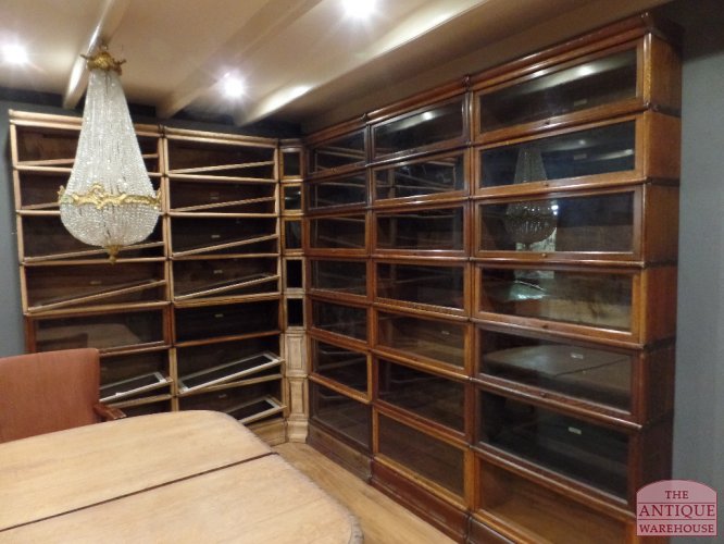 antieke eiken stapelbare Globe Wernicke boekenkast
