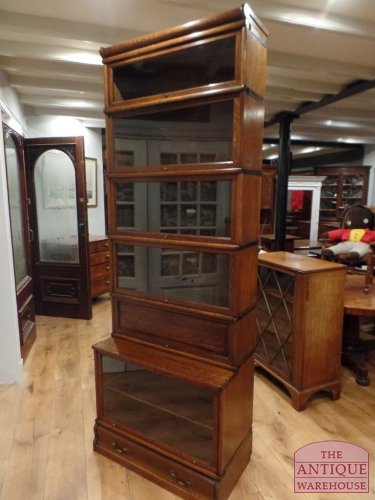 antieke eiken stapelbare Globe Wernicke boekenkast