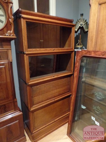 antieke eiken stapelbare Globe Wernicke boekenkast