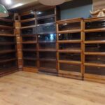 Antieke eiken stapelbare Globe Wernicke boekenkast 1