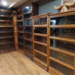 Antieke eiken stapelbare Globe Wernicke boekenkast 3