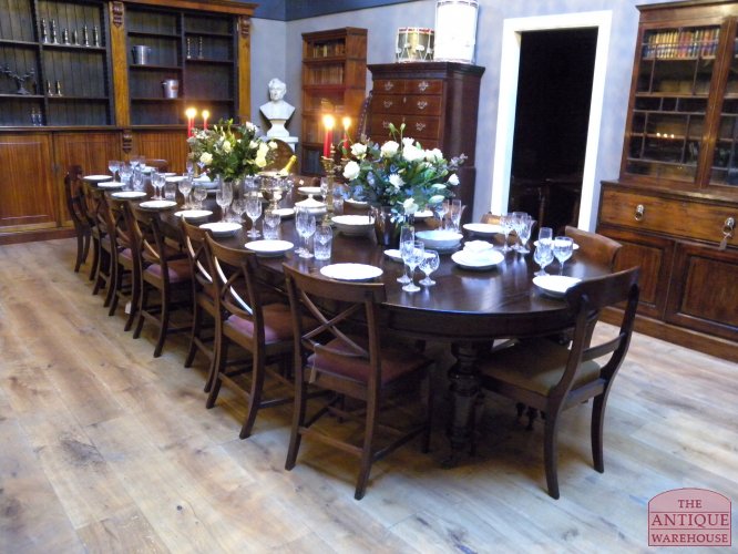 antieke eiken tafel 4