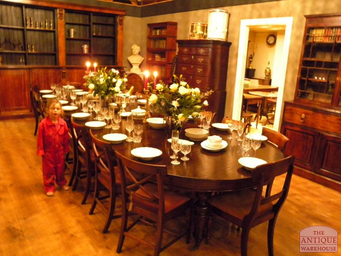 antieke eiken tafel 5