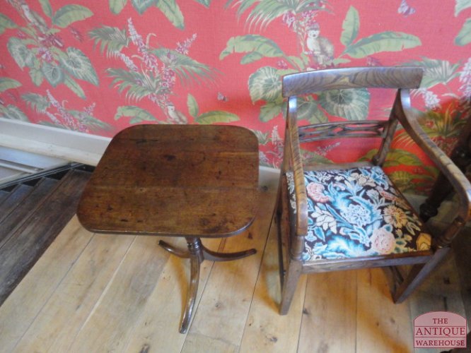 antieke eiken  tilt top tafel, VERKOCHT