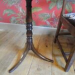 antieke eiken tilt top tafel 2