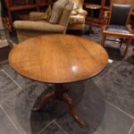 antieke Eiken tilt top tafel 1