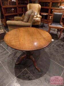 antieke Eiken tilt top tafel, VERKOCHT