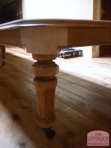 antieke eiken uitschuif Engelse eettafel 2