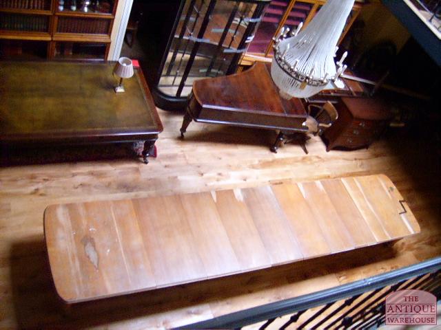 antieke eiken uitschuif Engelse eettafel 3