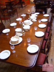 antieke eiken ( wind-out dining table) tafel 12 personen, VERKOCHT