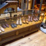 antieke eiken winkel vitrine 4