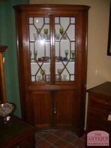 antieke eikenhoekkast circa 1800, VERKOCHT