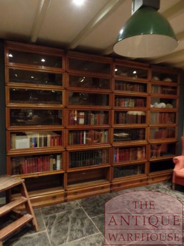 Antieke eikenhout Globe Wernicke stapelbare boekenkast 2