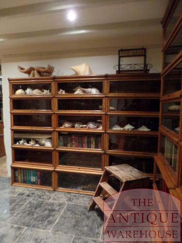 Antieke eikenhout Globe Wernicke stapelbare boekenkast 4