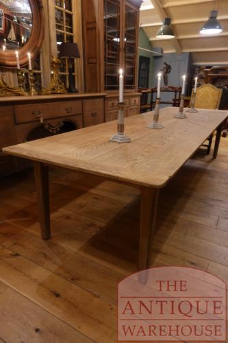 antieke eikenhouten 340 cm lange eikenhouten tafel, 350 cm langer französischer Esstisch aus antiker Eiche