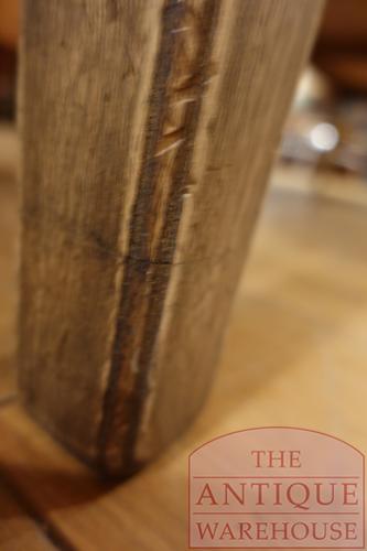 Antieke eikenhouten 340 cm lange tafel 3