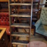 Antieke eikenhouten bibliotheek trap 2