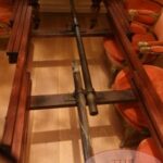 antieke eikenhouten coulissentafel 2