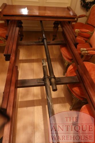 antieke eikenhouten coulissentafel 2