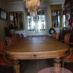 antieke eikenhouten coulissentafel 3