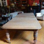 antieke eikenhouten coulissentafel 2