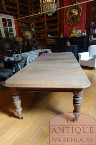 antieke eikenhouten coulissentafel 2