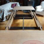 antieke eikenhouten coulissentafel 4