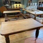 antieke eikenhouten coulissentafel 2