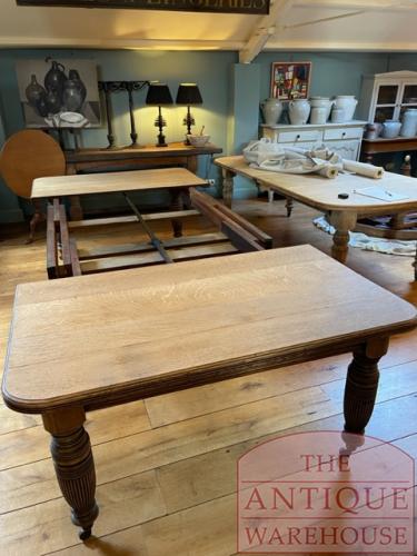 antieke eikenhouten coulissentafel 2