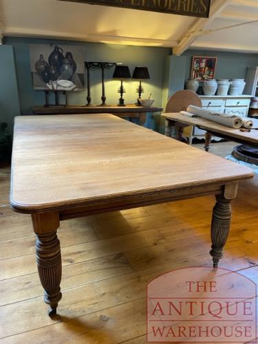 antieke eikenhouten coulissentafel 3