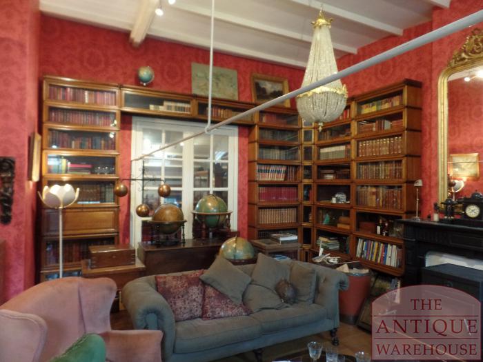 antieke eikenhouten en mahoniehouten stapelbare Globe Wernicke boekenkast