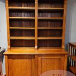 Antieke eikenhouten Engelse boekenkast 2