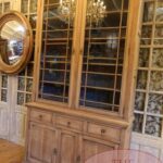 Antieke eikenhouten Engelse boekenkast 1